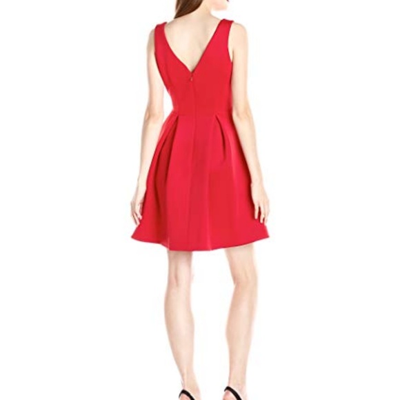 Navy blue knee length dress - Picture 4 of 6